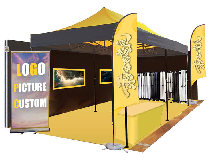 Custom Fast Curtain Show: Professional Customization of Flags, Banners, and Tents